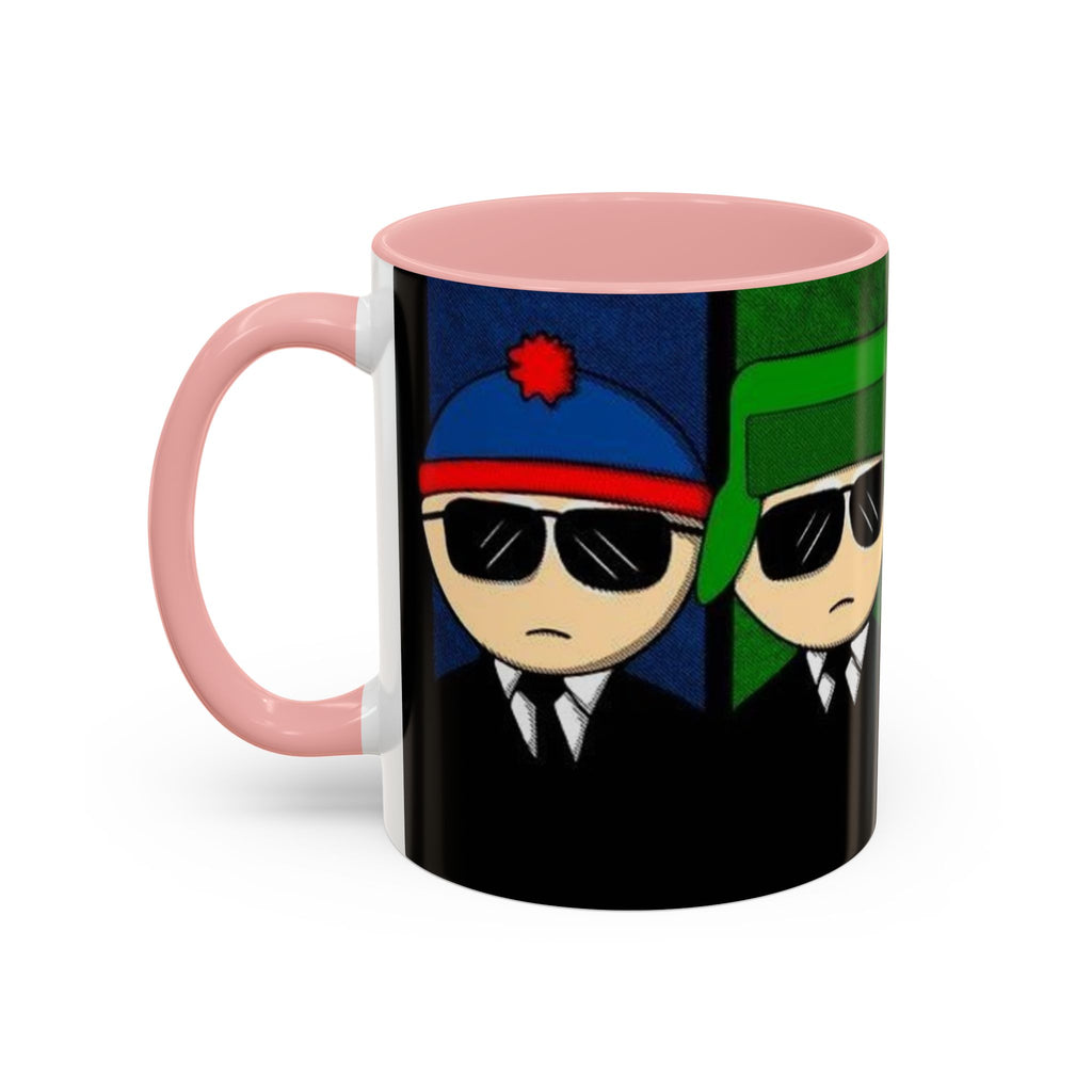 South Park Agents Coffee Mug — Cartman, Kyle & Kenny Sunglasses Accent Mug (11/15oz)