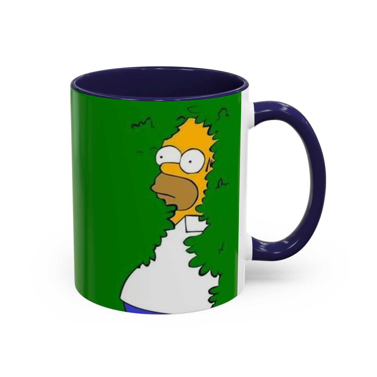 Coffee Mug — Homer Simpson Peeking Design (Accent 11/15oz)
