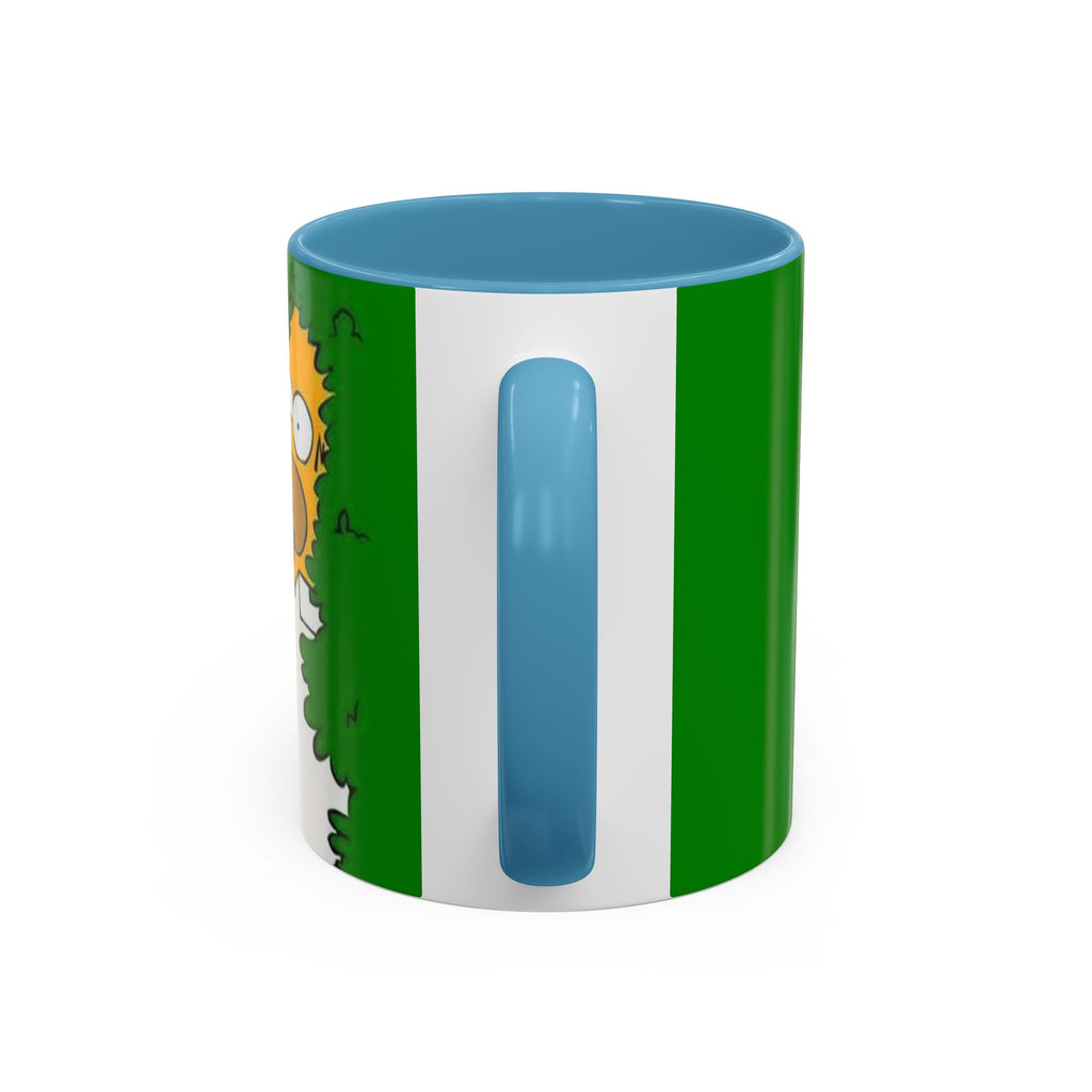 Coffee Mug — Homer Simpson Peeking Design (Accent 11/15oz)