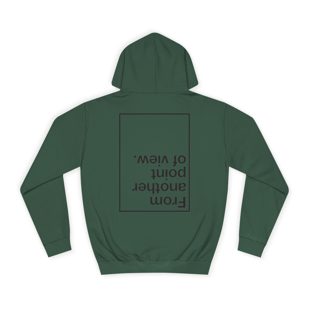 Retro Pixel Dinosaur Hoodie — 'From Another Point of View' Graphic Sweatshirt