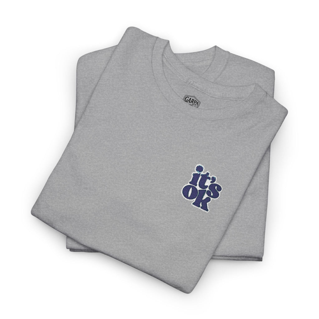 Minimalist Embroidered Monogram T-Shirt