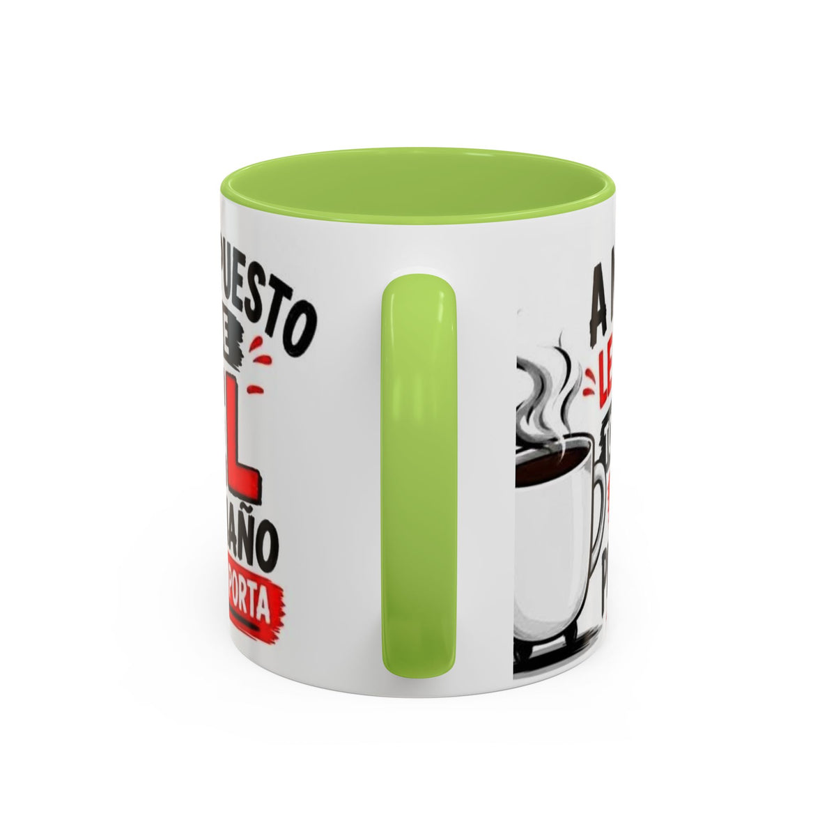 Spanish Funny Coffee Mug — “Por Supuesto Que EL Tamaño Sí Importa” Accent Mug