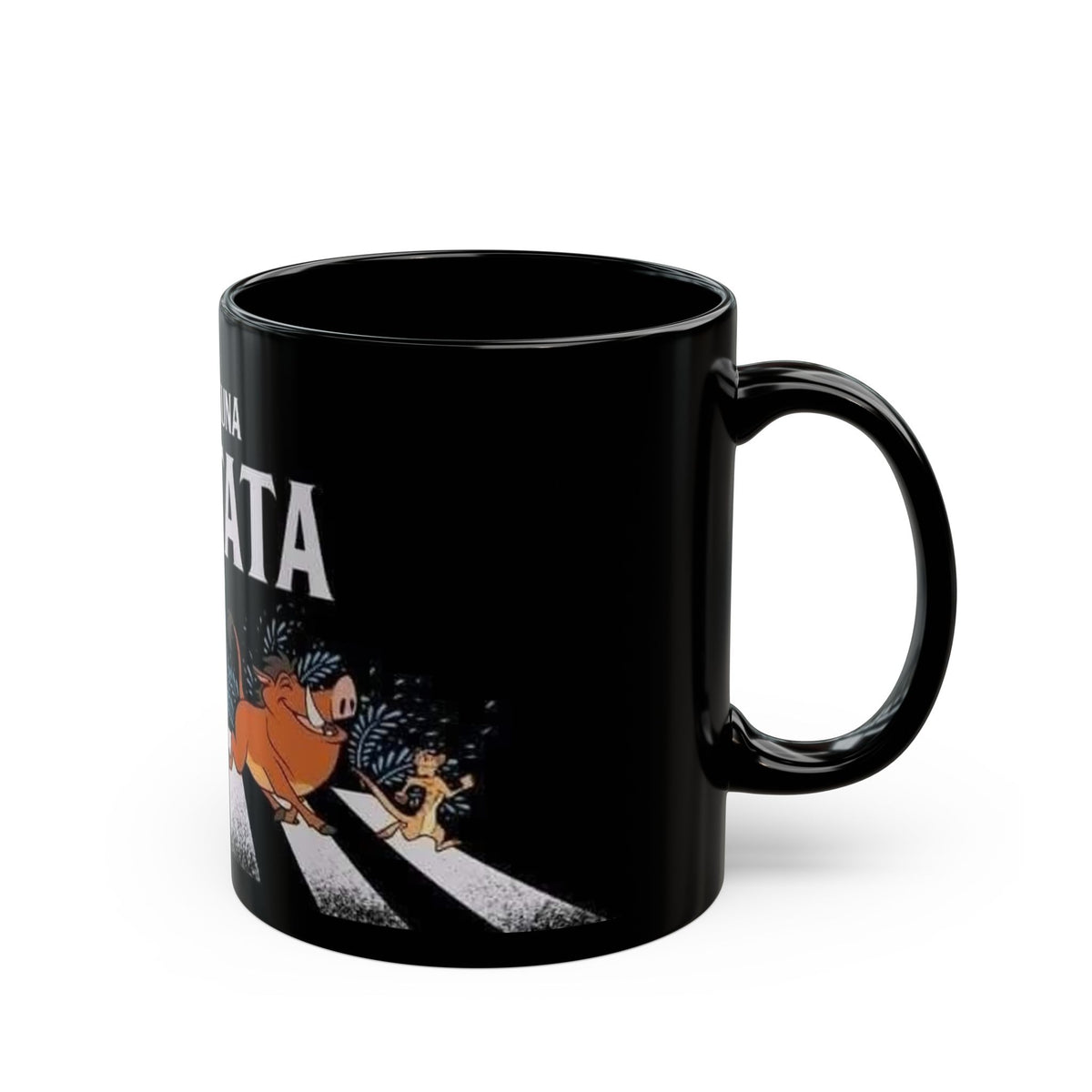 Hakuna Matata Black Mug — Lion King Tribute Coffee Cup (11oz & 15oz)