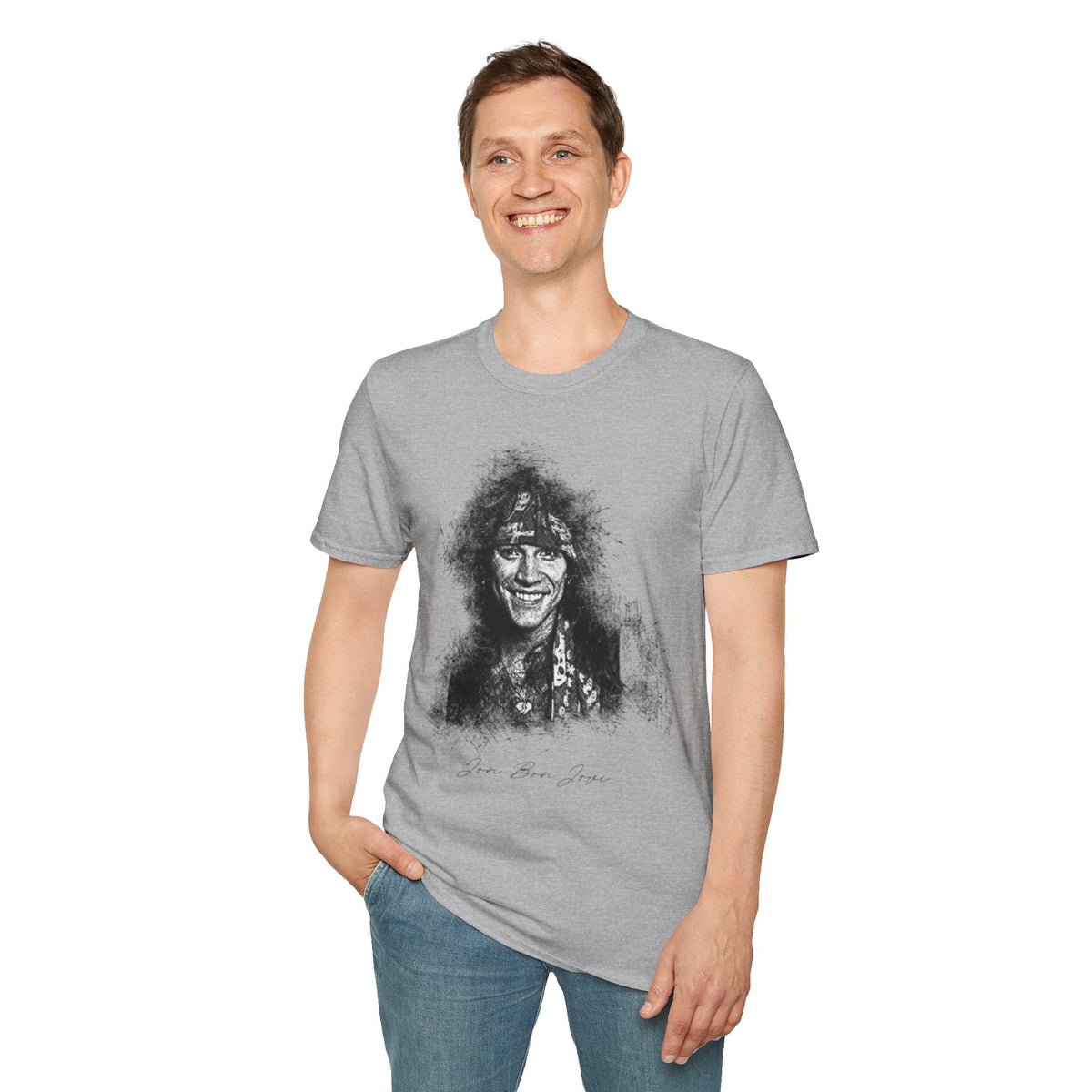 Portrait Graphic T-Shirt — "It's My Life" Back Print