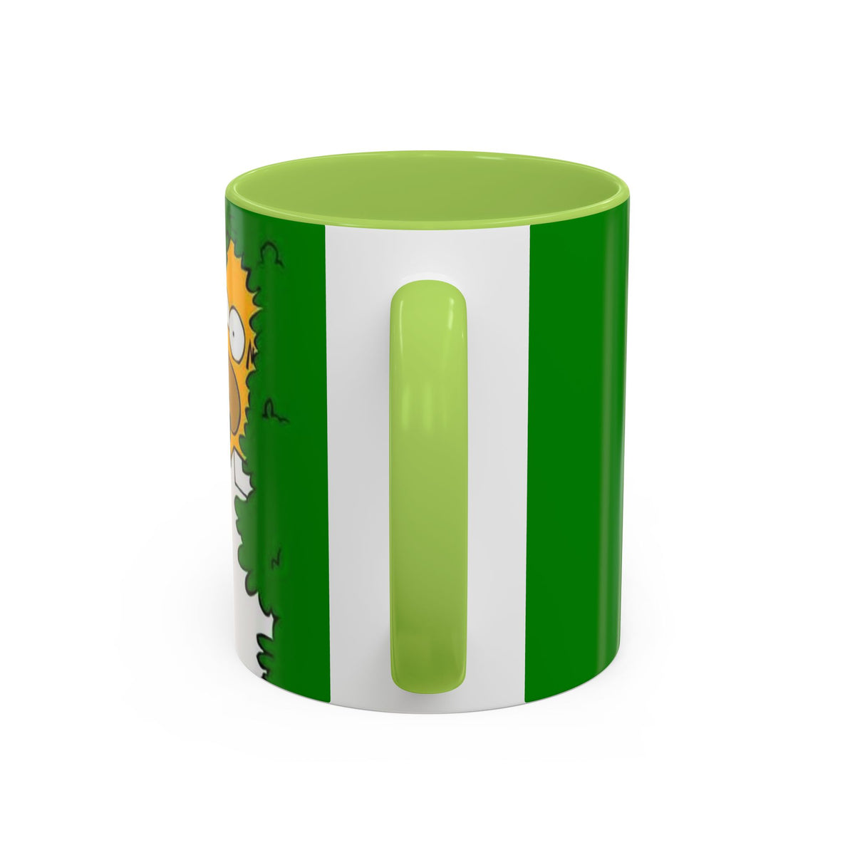 Coffee Mug — Homer Simpson Peeking Design (Accent 11/15oz)