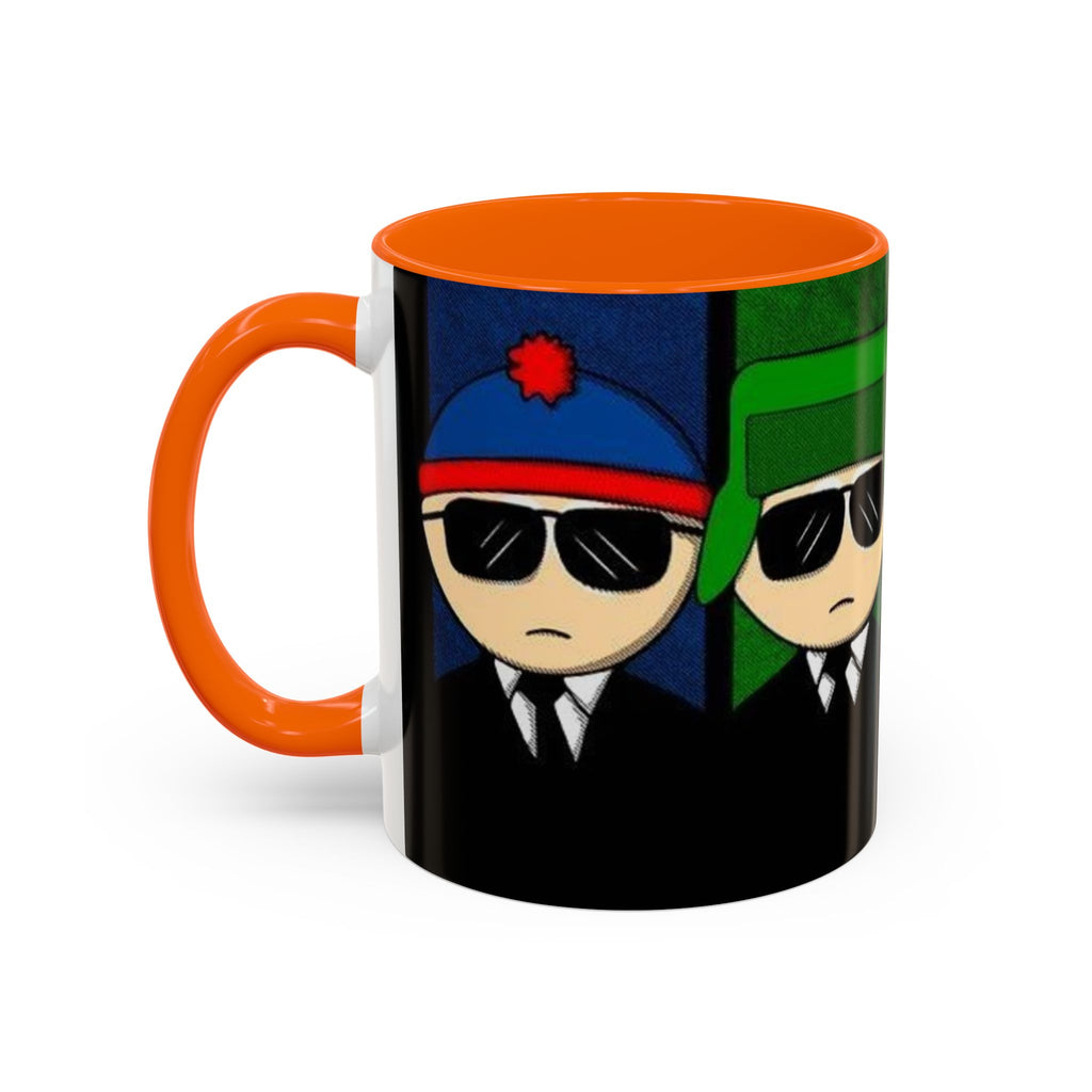 South Park Agents Coffee Mug — Cartman, Kyle & Kenny Sunglasses Accent Mug (11/15oz)