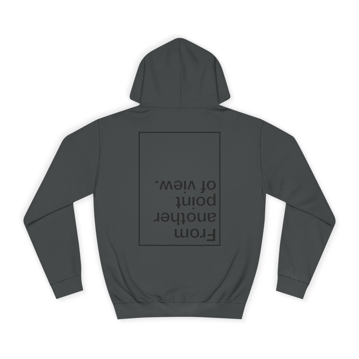 Retro Pixel Dinosaur Hoodie — 'From Another Point of View' Graphic Sweatshirt