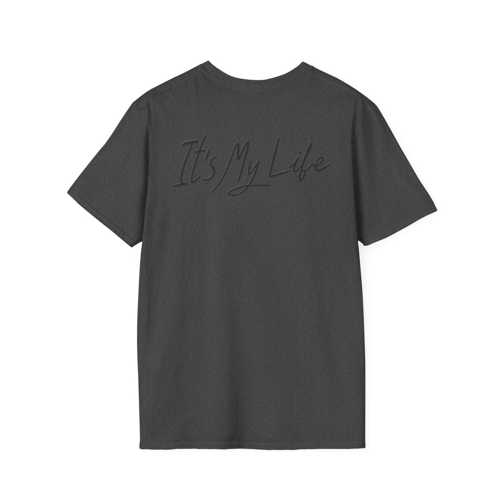 Portrait Graphic T-Shirt — "It's My Life" Back Print