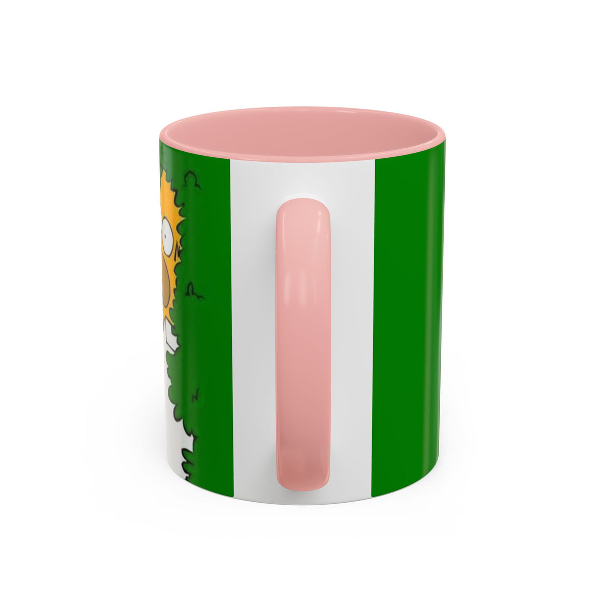 Coffee Mug — Homer Simpson Peeking Design (Accent 11/15oz)