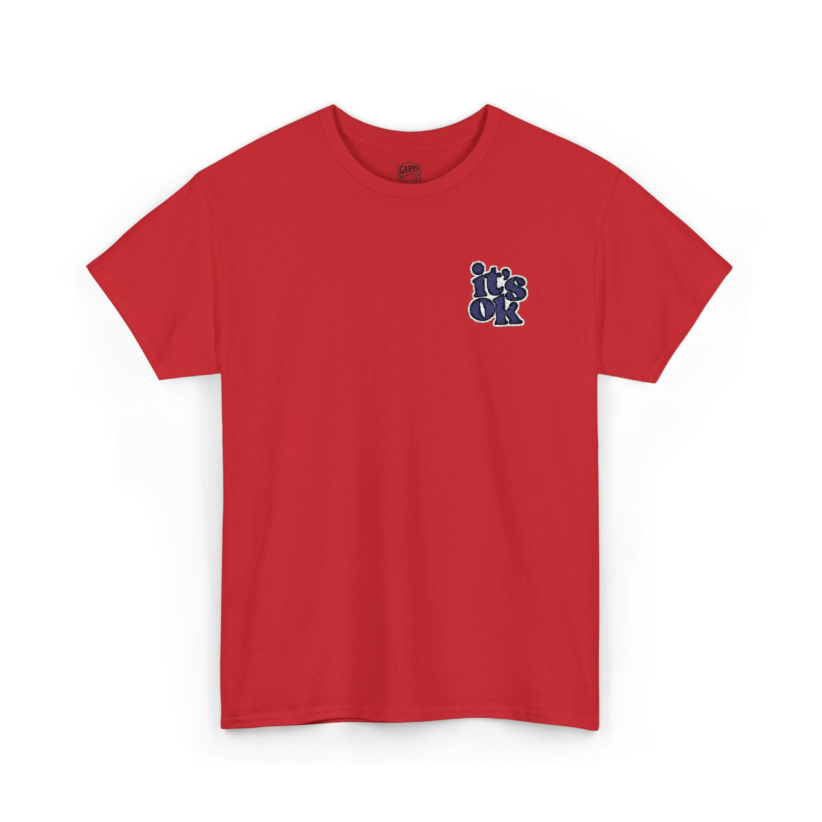 Minimalist Embroidered Monogram T-Shirt