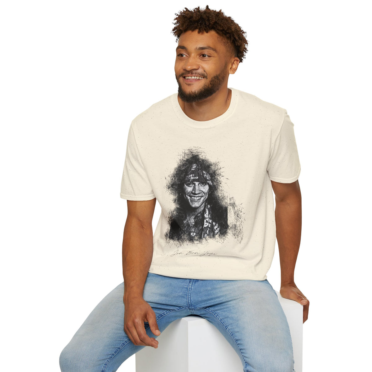 Portrait Graphic T-Shirt — "It's My Life" Back Print