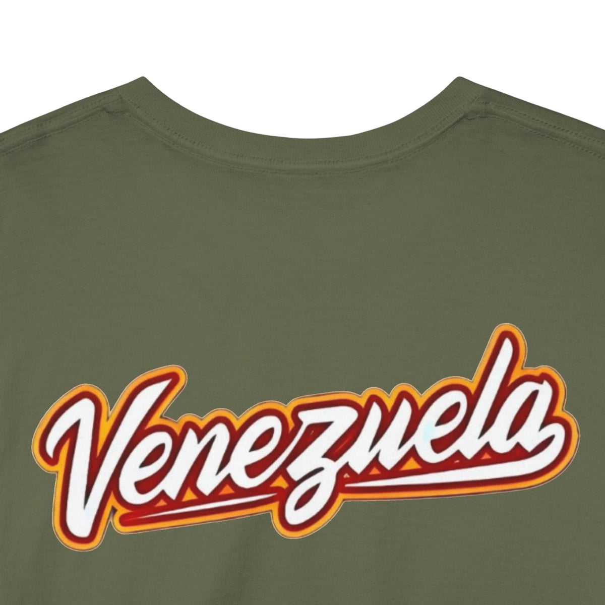 Venezuela Script & VZLA Stars T-Shirt — Retro Venezuelan Pride Tee
