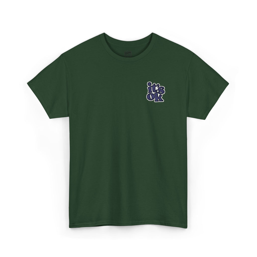 Minimalist Embroidered Monogram T-Shirt
