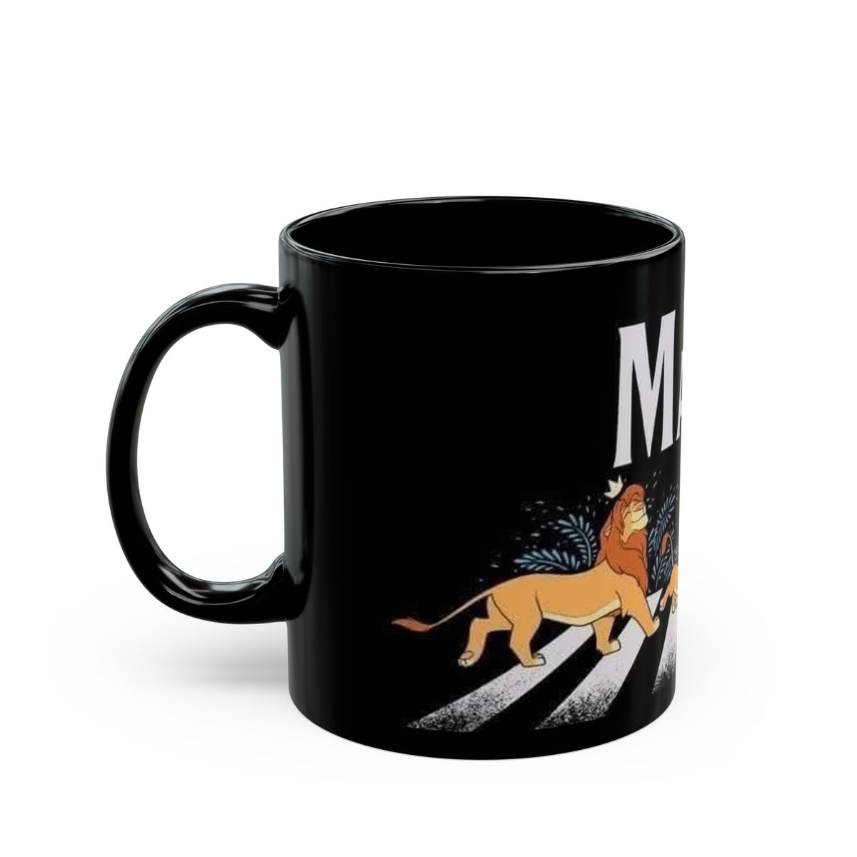 Hakuna Matata Black Mug — Lion King Tribute Coffee Cup (11oz & 15oz)