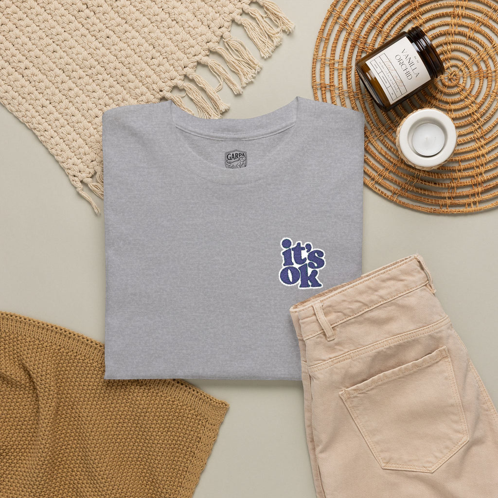 Minimalist Embroidered Monogram T-Shirt