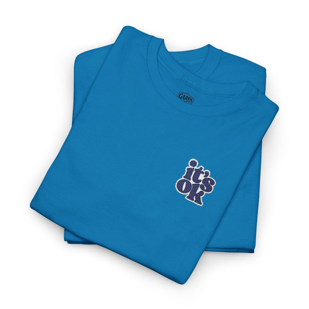Minimalist Embroidered Monogram T-Shirt