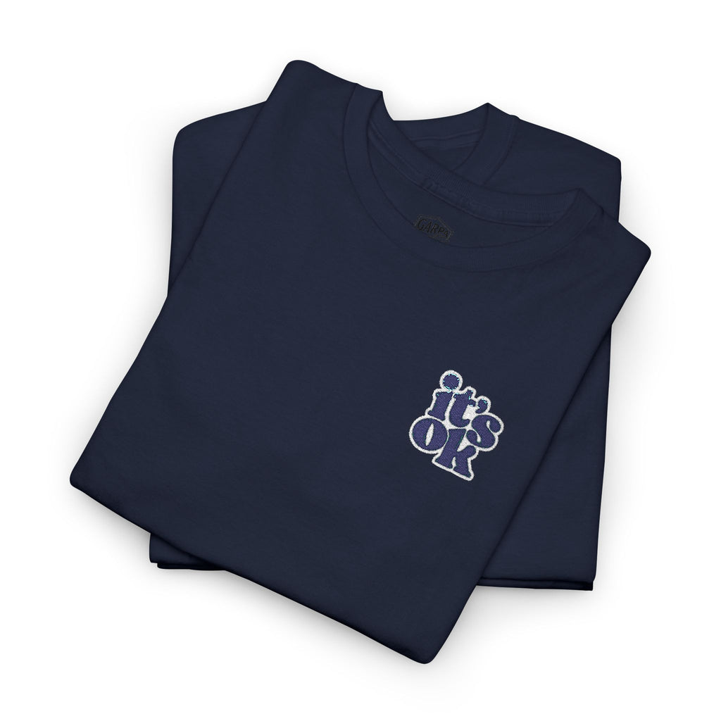 Minimalist Embroidered Monogram T-Shirt