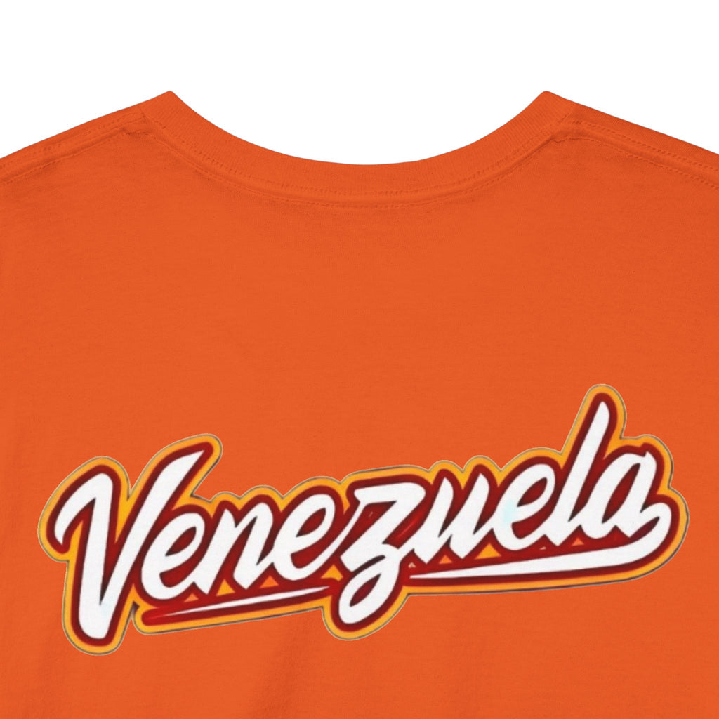 Venezuela Script & VZLA Stars T-Shirt — Retro Venezuelan Pride Tee