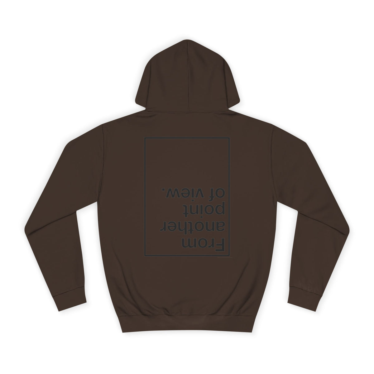 Retro Pixel Dinosaur Hoodie — 'From Another Point of View' Graphic Sweatshirt