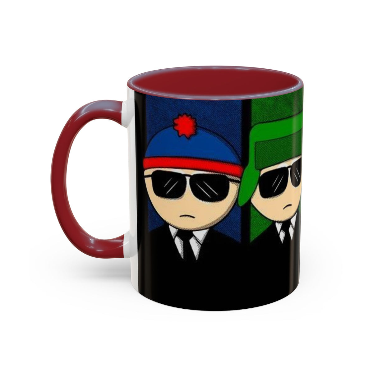 South Park Agents Coffee Mug — Cartman, Kyle & Kenny Sunglasses Accent Mug (11/15oz)