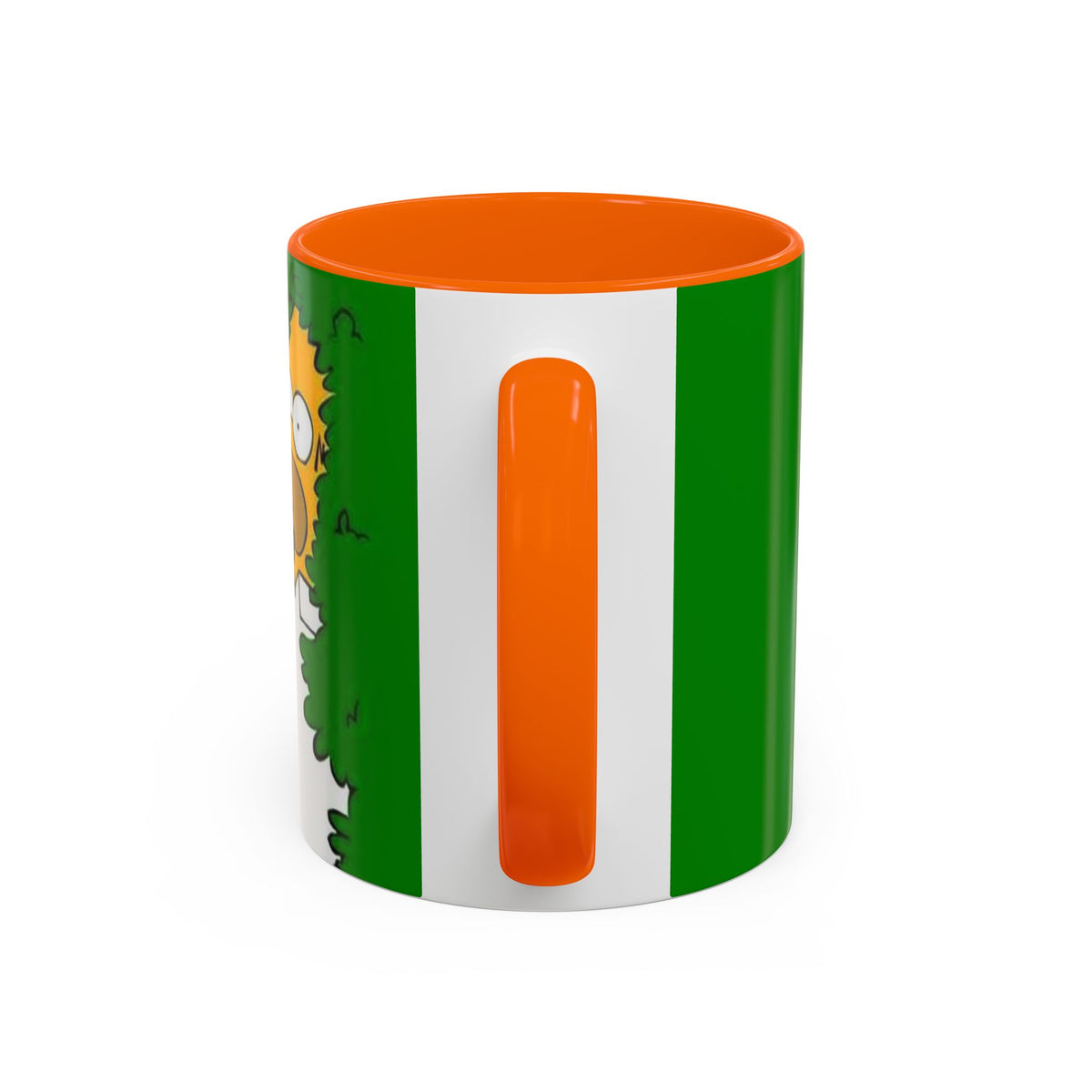 Coffee Mug — Homer Simpson Peeking Design (Accent 11/15oz)