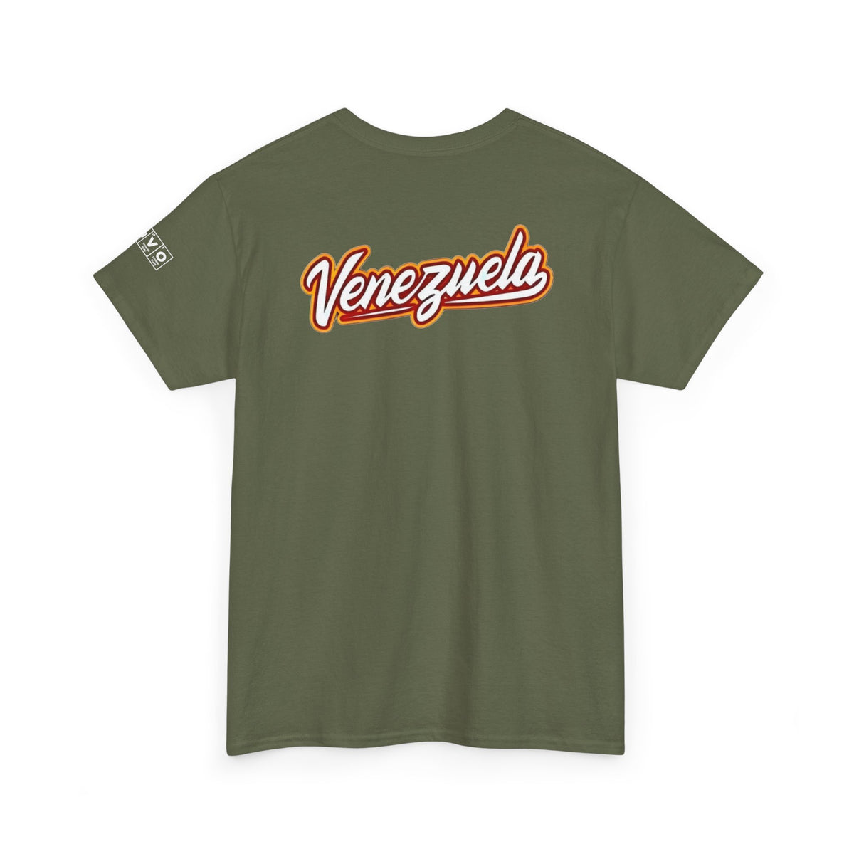 Venezuela Script & VZLA Stars T-Shirt — Retro Venezuelan Pride Tee