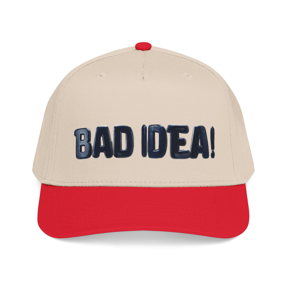 Bad Idea Baseball Cap – Embroidered Retro Dad Hat