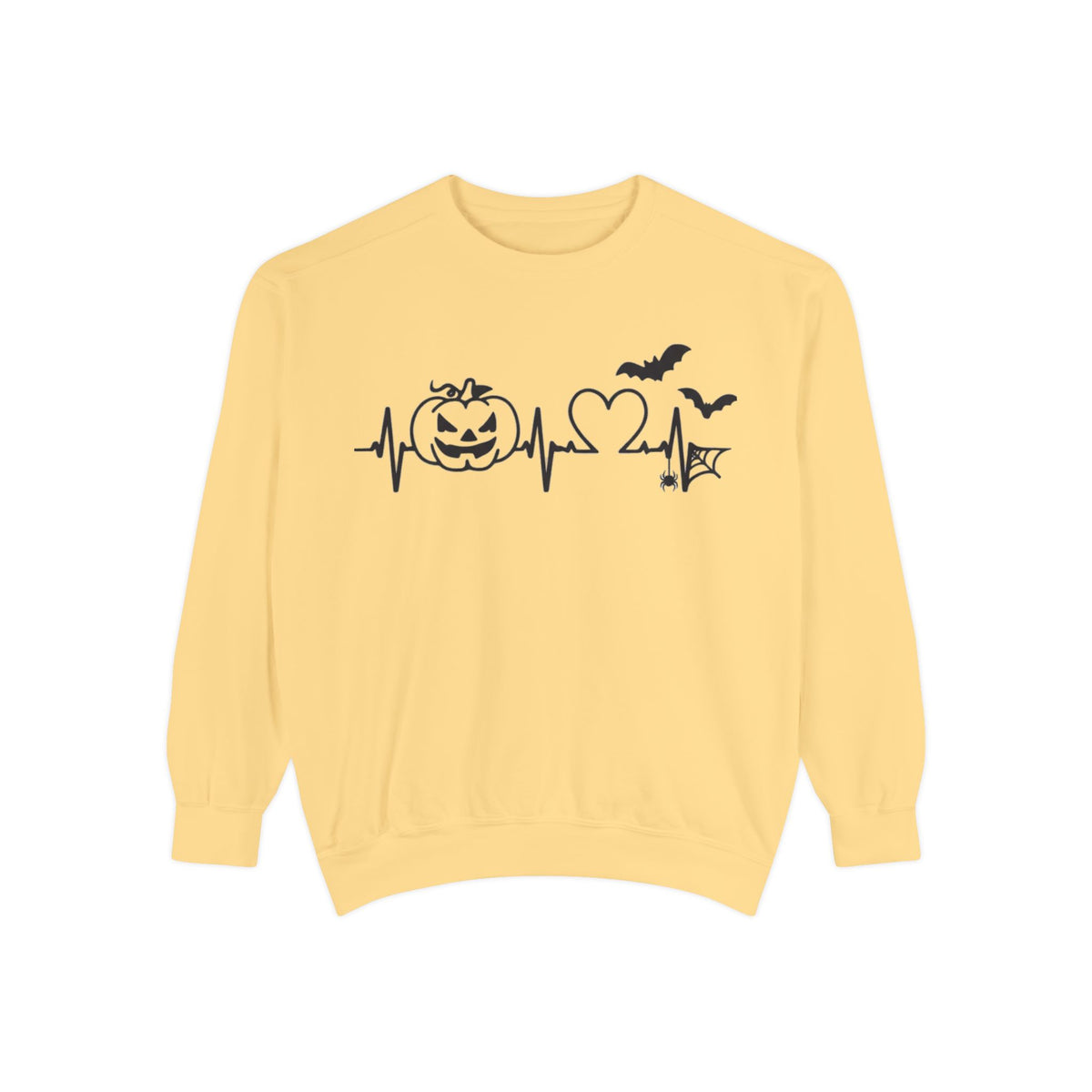 Halloween Heartbeat Sweatshirt — "I Put The Hot In Psychotic" Graphic Crewneck