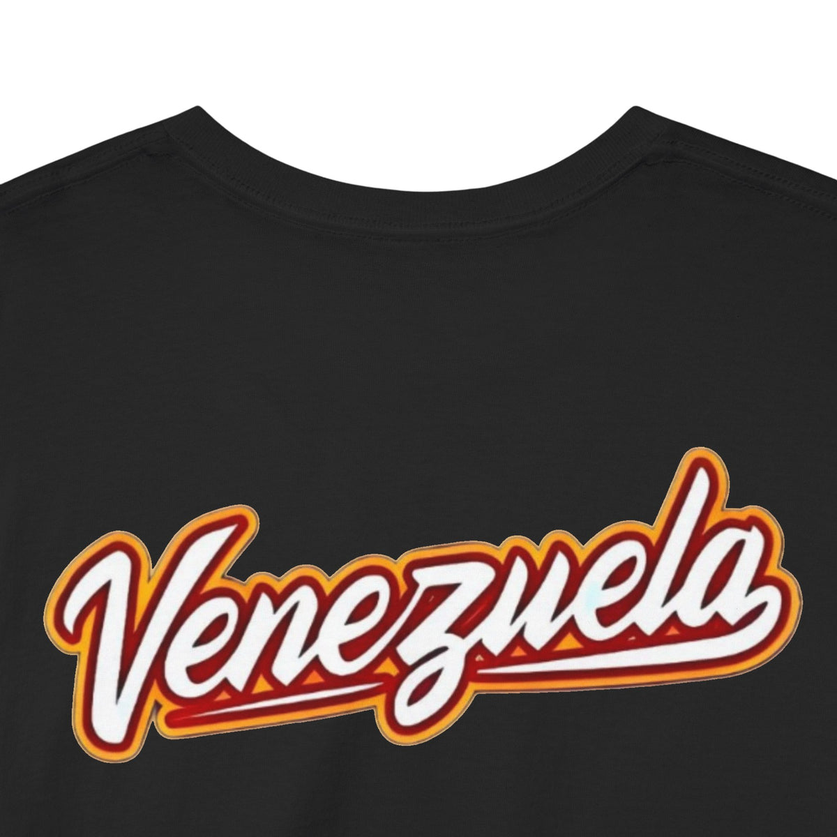 Venezuela Script & VZLA Stars T-Shirt — Retro Venezuelan Pride Tee
