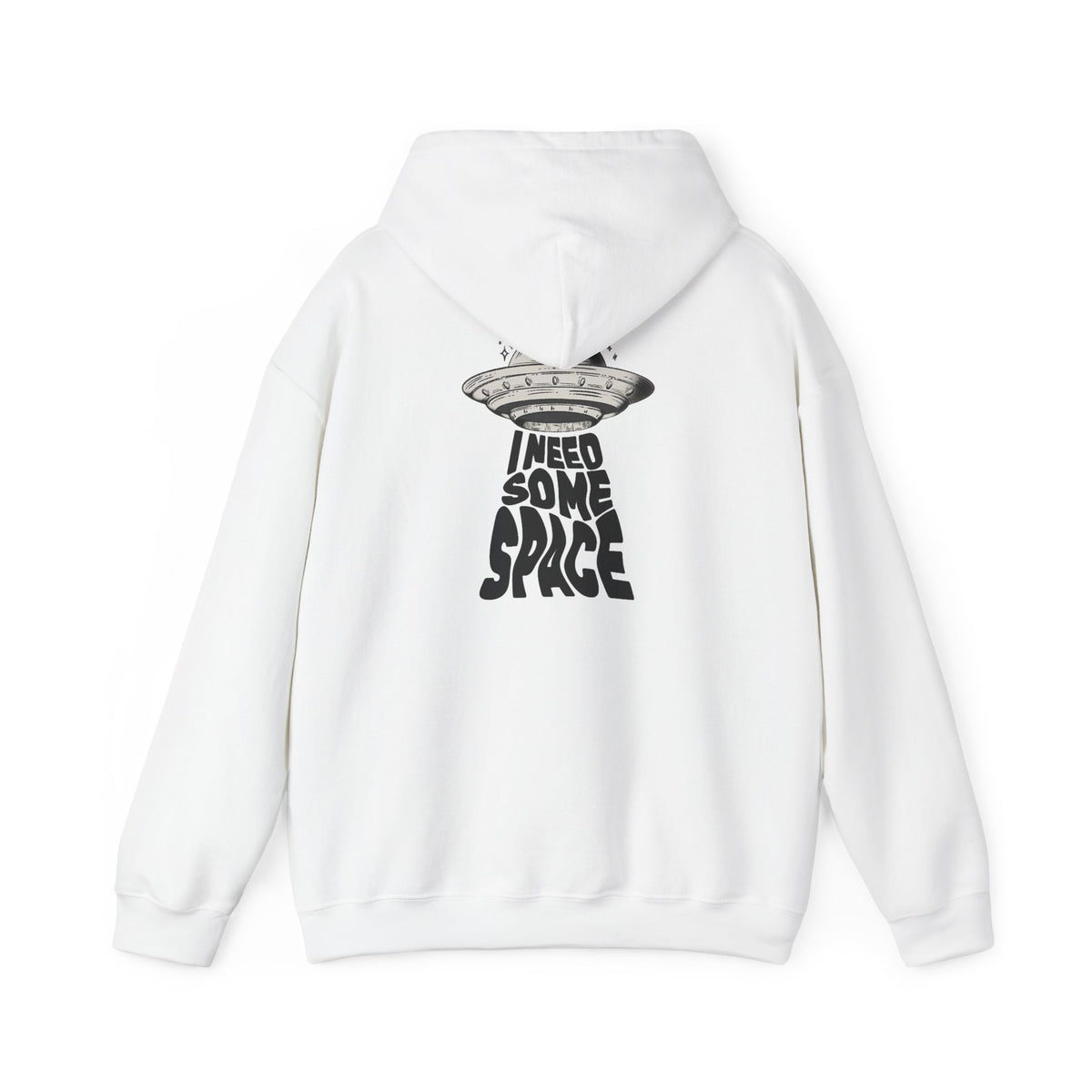 I Need Some Space Hoodie — UFO Graphic Hooded Sweatshirt