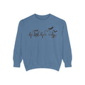 Halloween Heartbeat Sweatshirt — "I Put The Hot In Psychotic" Graphic Crewneck
