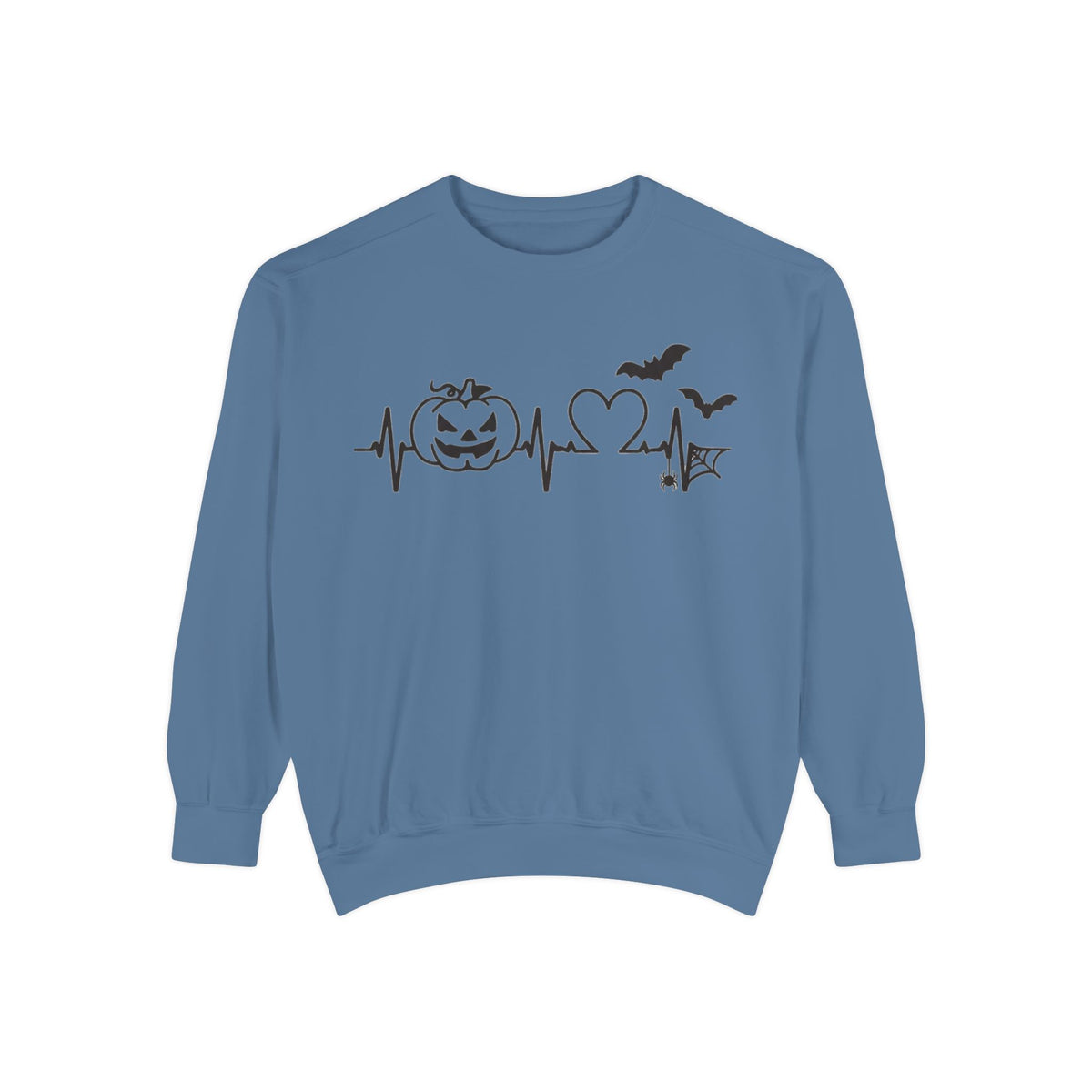 Halloween Heartbeat Sweatshirt — "I Put The Hot In Psychotic" Graphic Crewneck
