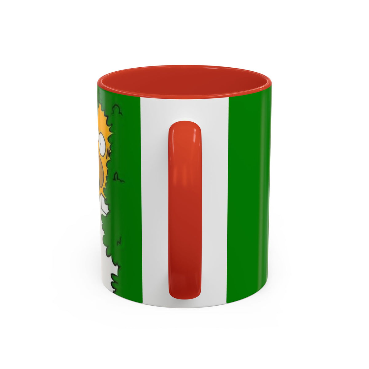 Coffee Mug — Homer Simpson Peeking Design (Accent 11/15oz)