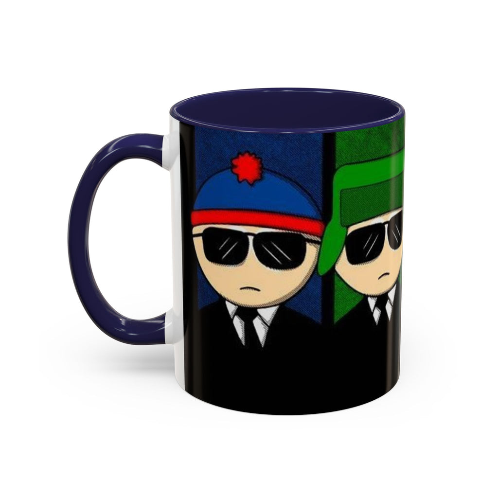 South Park Agents Coffee Mug — Cartman, Kyle & Kenny Sunglasses Accent Mug (11/15oz)