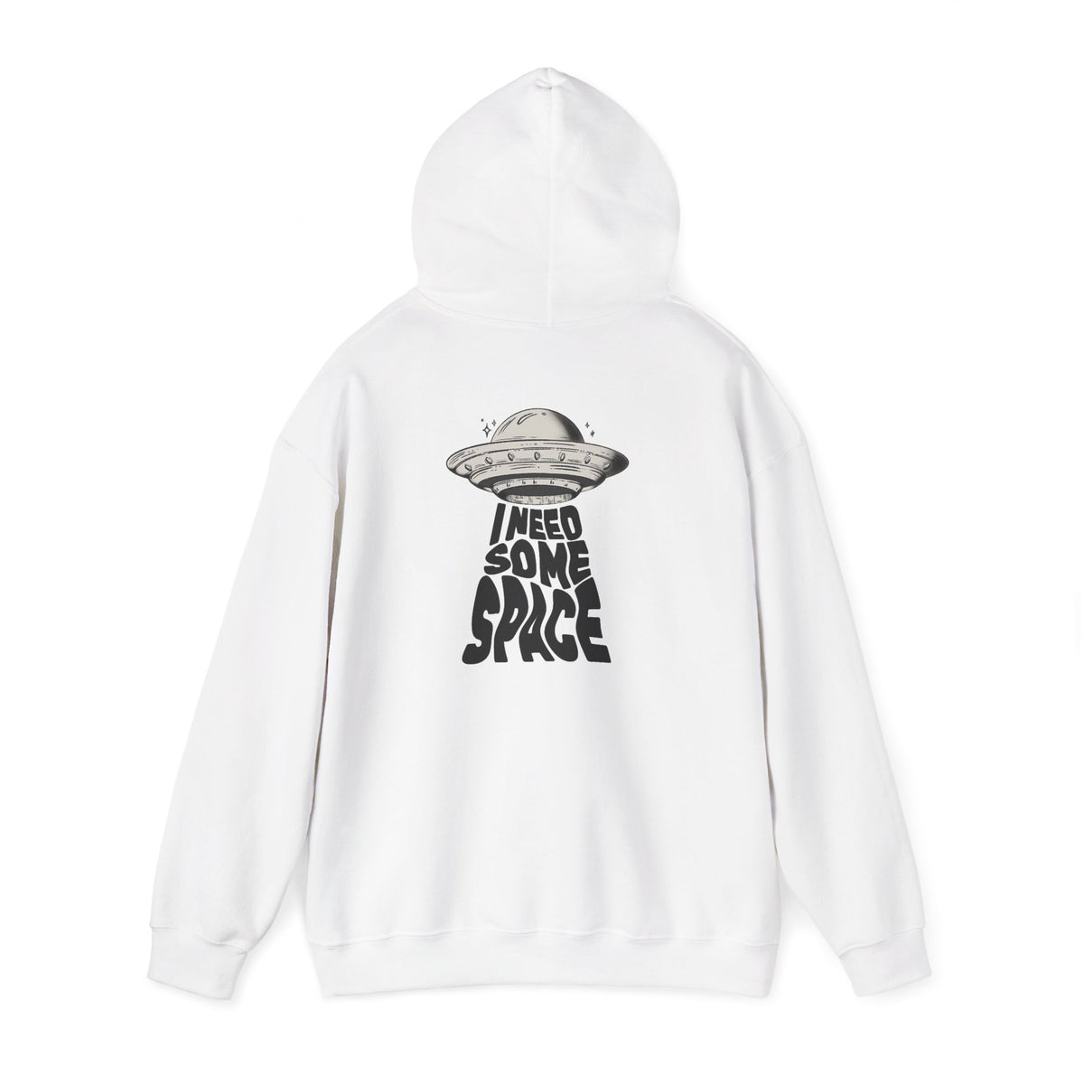I Need Some Space Hoodie — UFO Graphic Hooded Sweatshirt