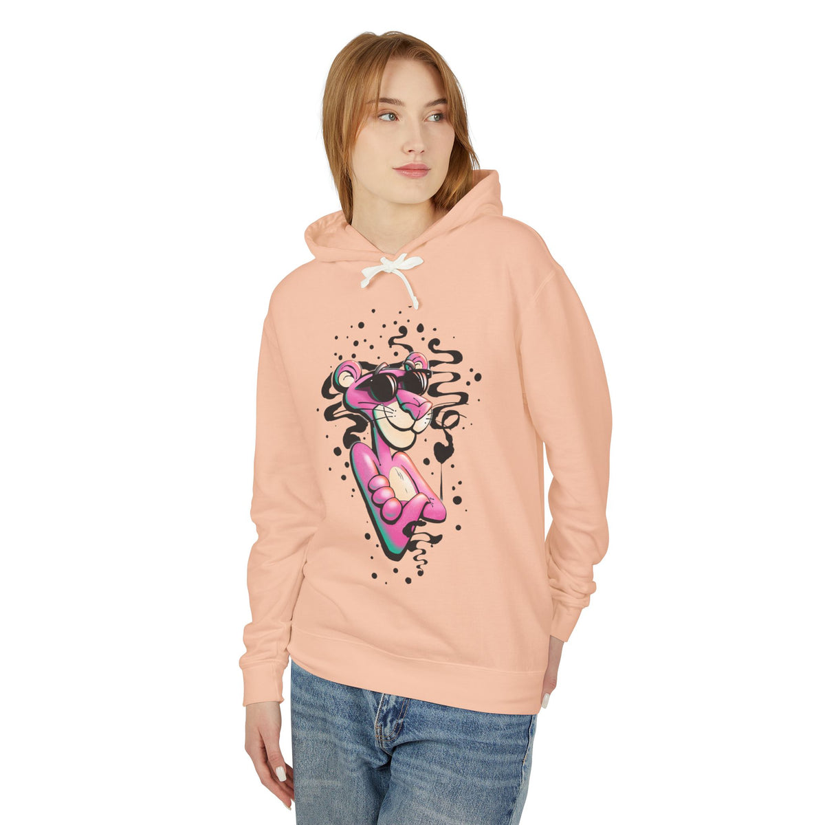 Pink Panther Graphic Hoodie — Retro Cool Cartoon Pullover