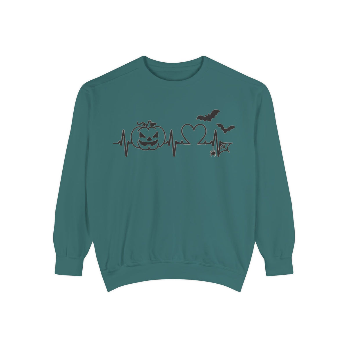 Halloween Heartbeat Sweatshirt — "I Put The Hot In Psychotic" Graphic Crewneck