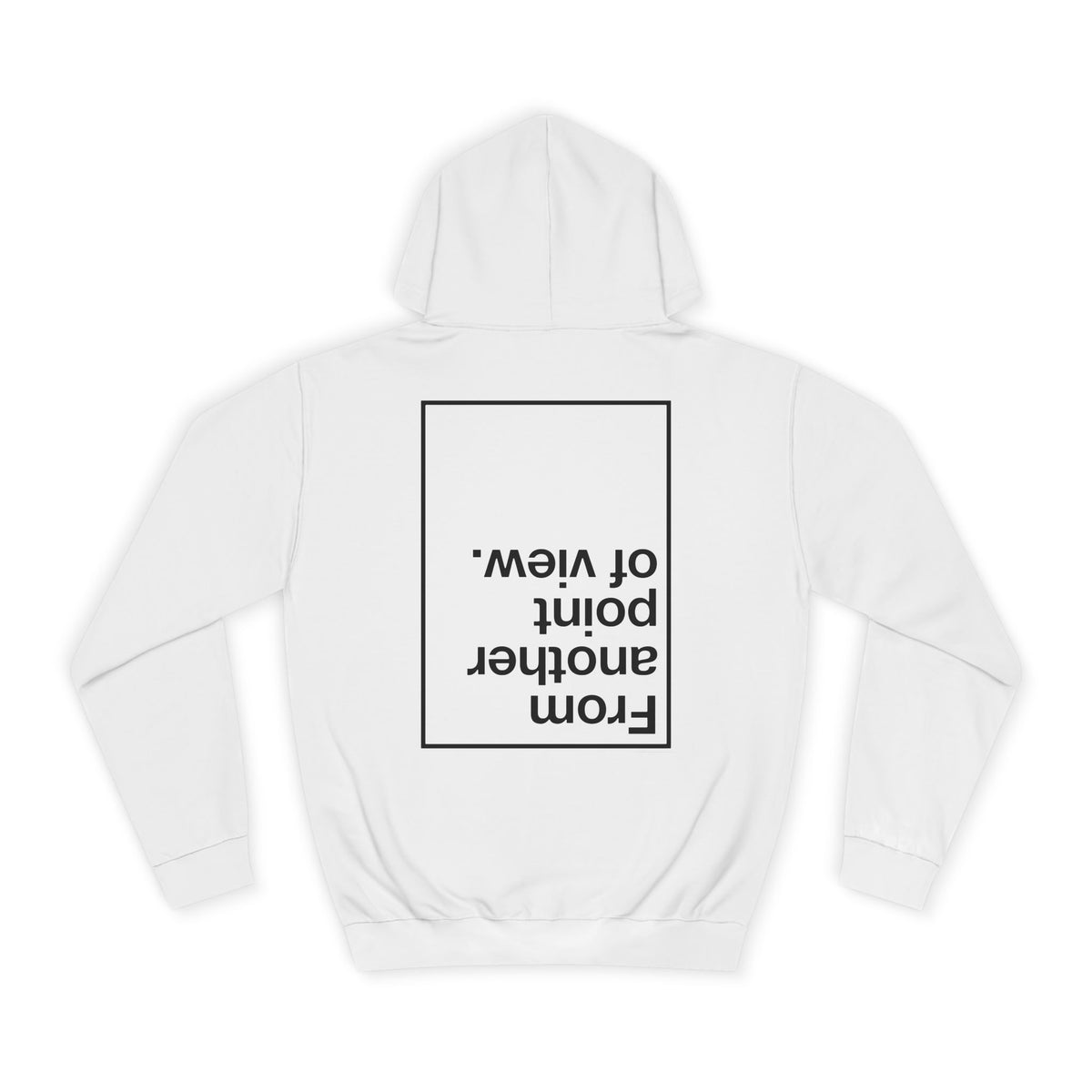 Retro Pixel Dinosaur Hoodie — 'From Another Point of View' Graphic Sweatshirt