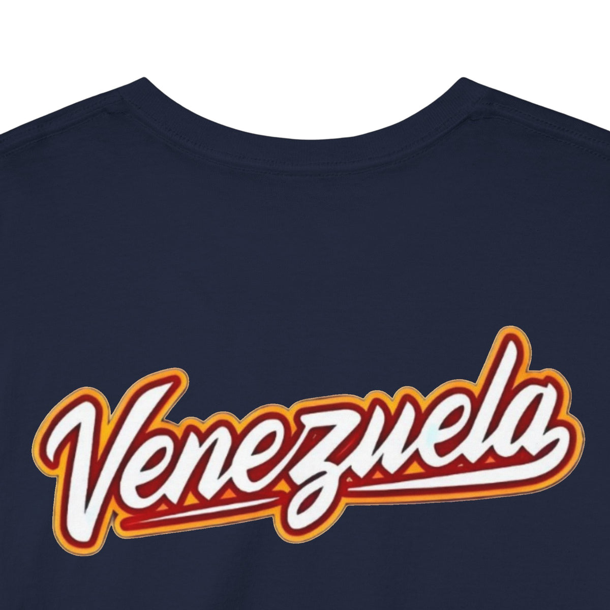 Venezuela Script & VZLA Stars T-Shirt — Retro Venezuelan Pride Tee
