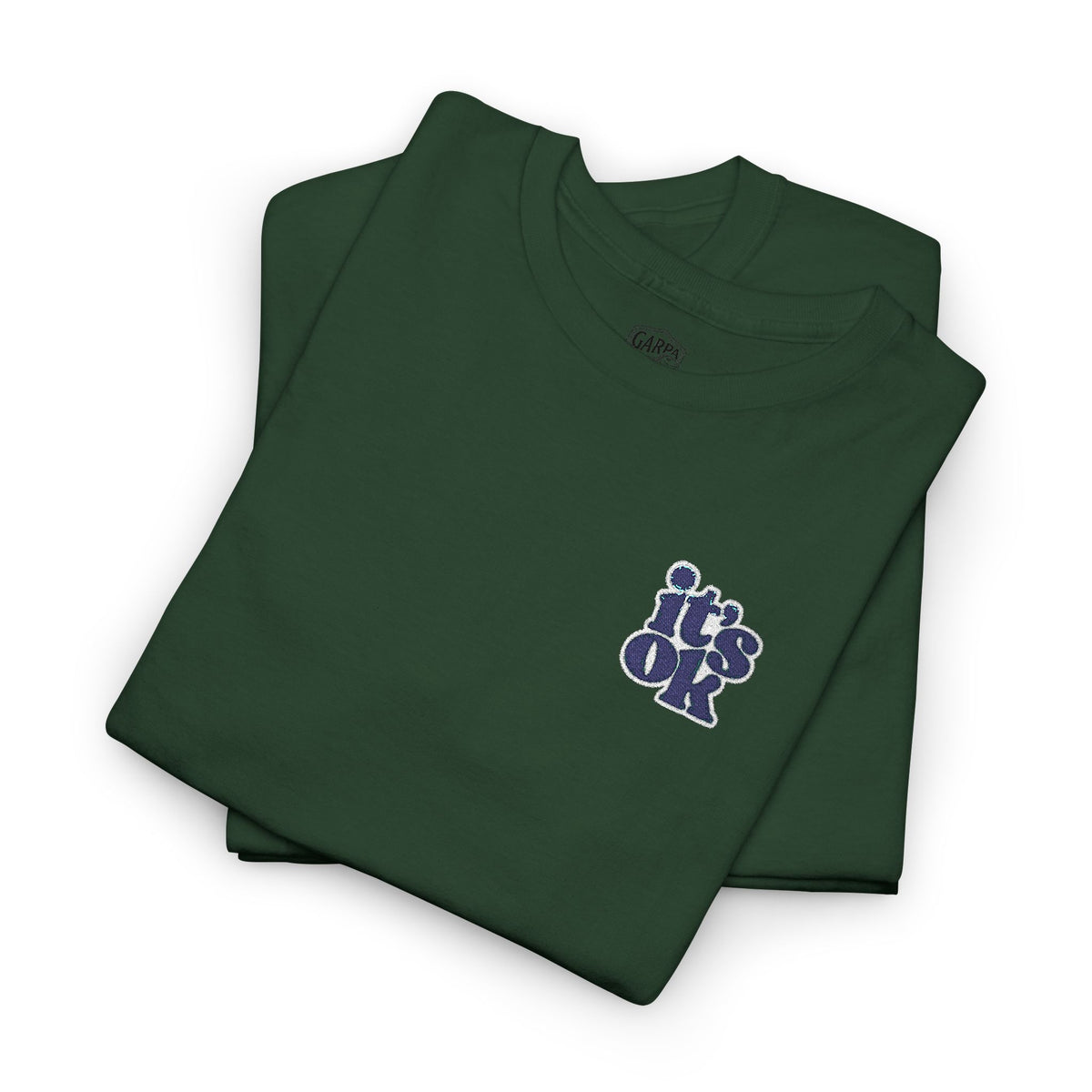 Minimalist Embroidered Monogram T-Shirt