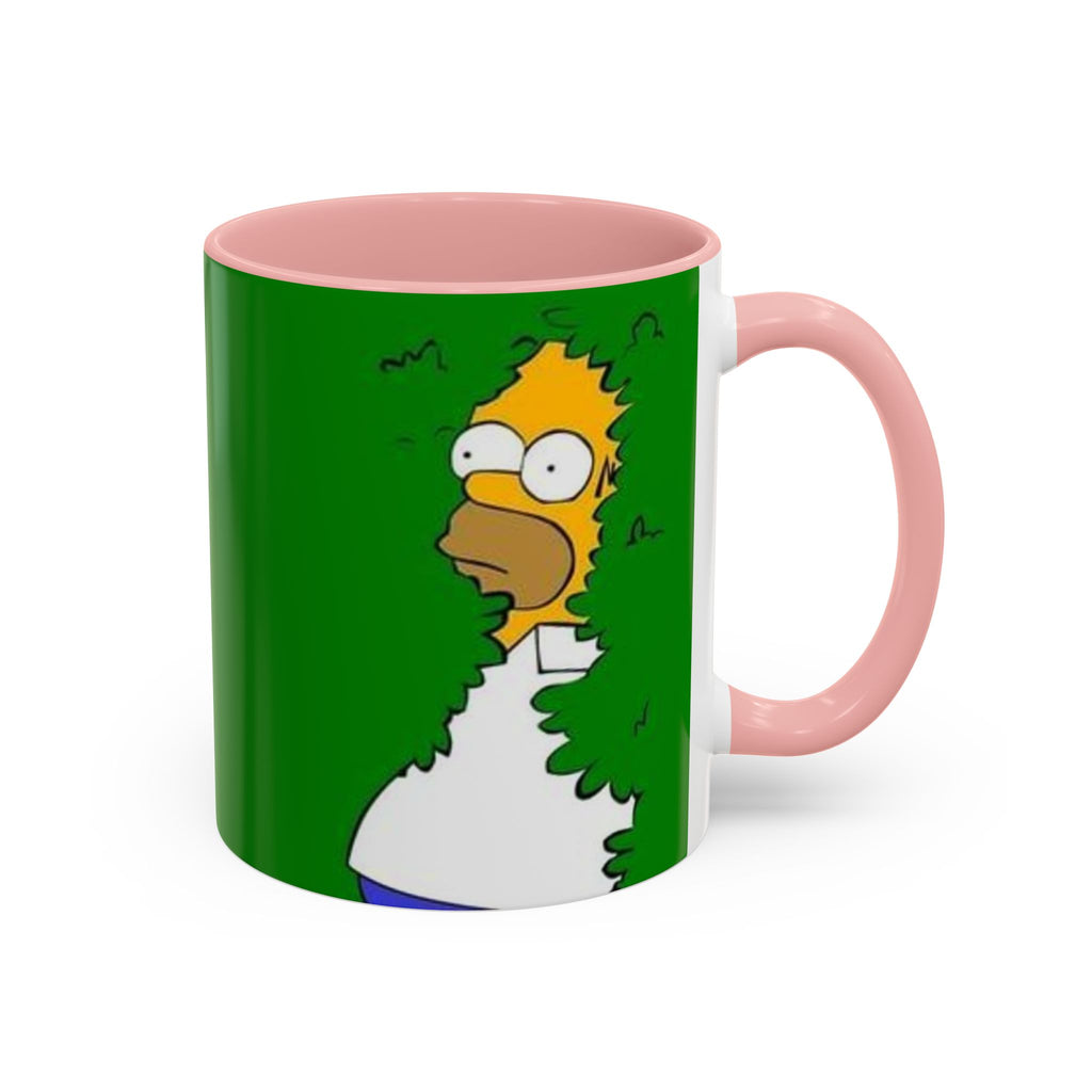 Coffee Mug — Homer Simpson Peeking Design (Accent 11/15oz)