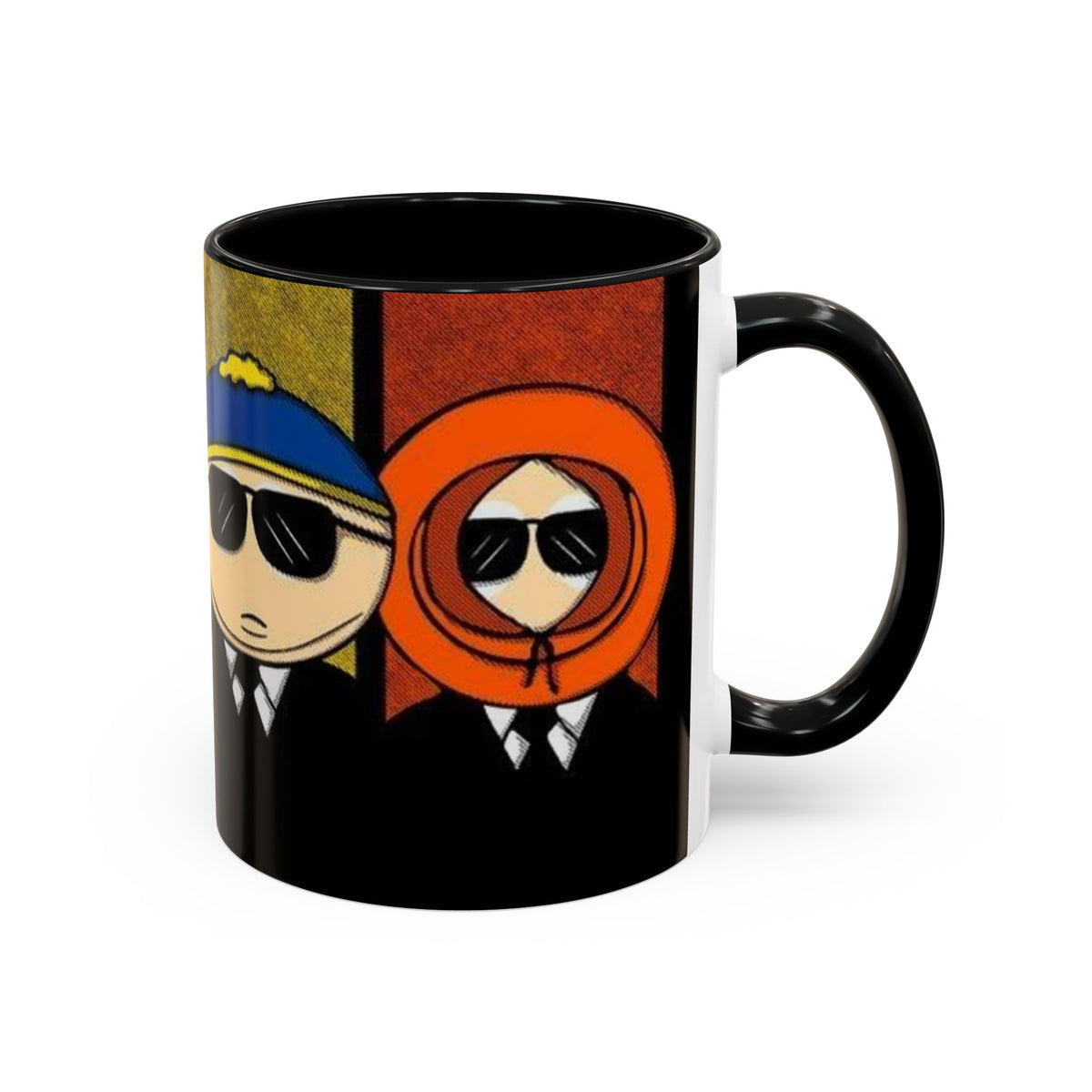South Park Agents Coffee Mug — Cartman, Kyle & Kenny Sunglasses Accent Mug (11/15oz)