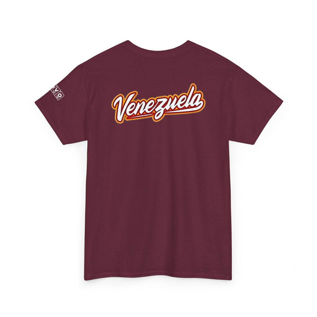 Venezuela Script & VZLA Stars T-Shirt — Retro Venezuelan Pride Tee