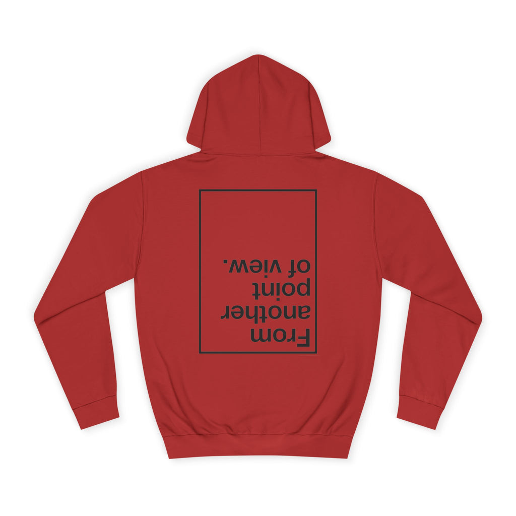 Retro Pixel Dinosaur Hoodie — 'From Another Point of View' Graphic Sweatshirt