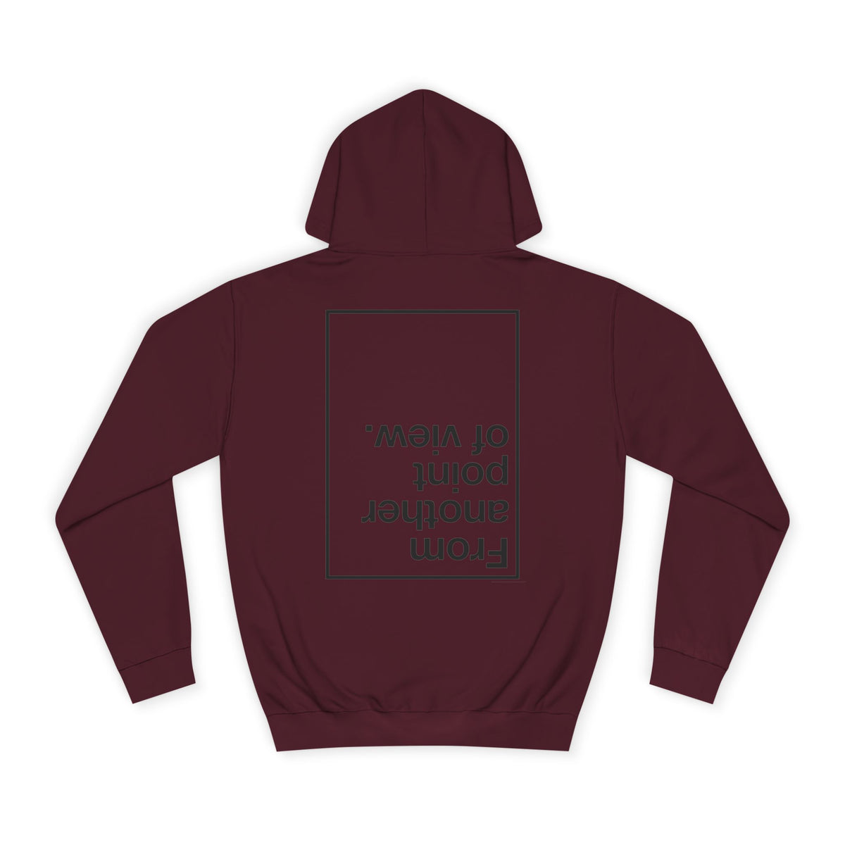Retro Pixel Dinosaur Hoodie — 'From Another Point of View' Graphic Sweatshirt