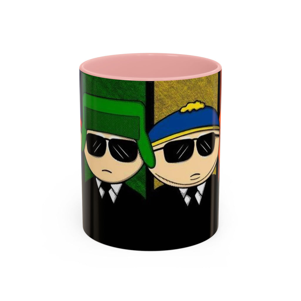 South Park Agents Coffee Mug — Cartman, Kyle & Kenny Sunglasses Accent Mug (11/15oz)