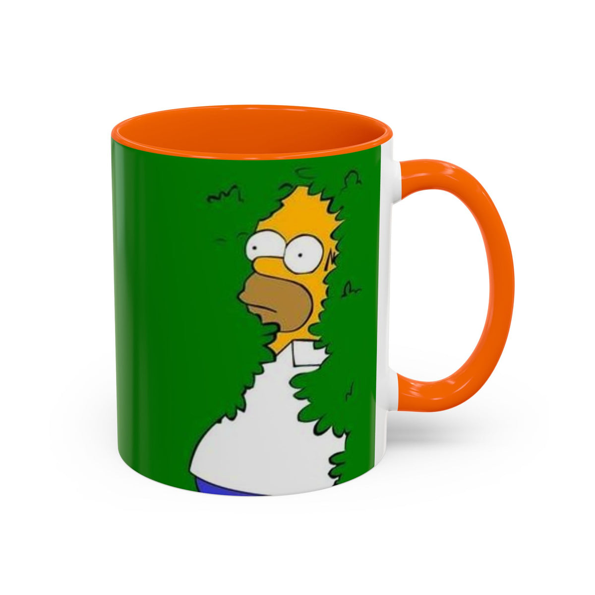 Coffee Mug — Homer Simpson Peeking Design (Accent 11/15oz)