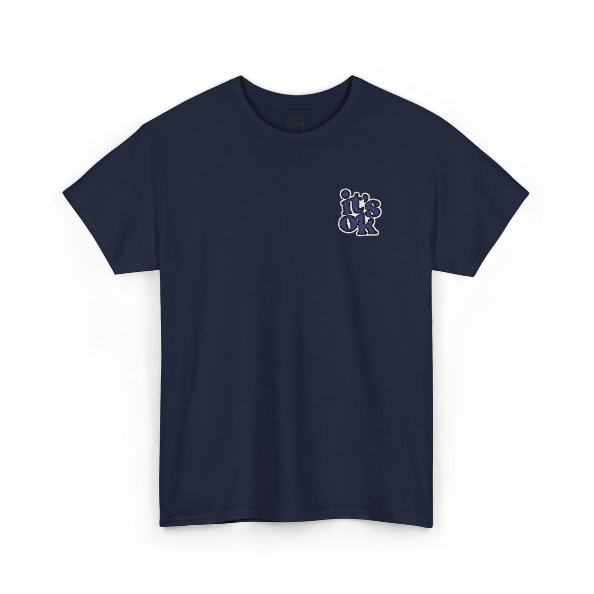 Minimalist Embroidered Monogram T-Shirt