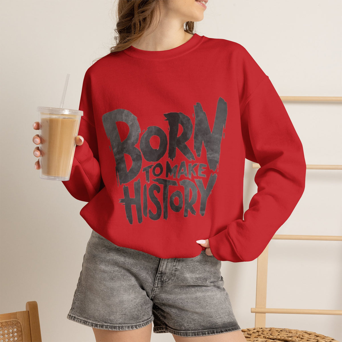 Born to Make History Crewneck Sweatshirt